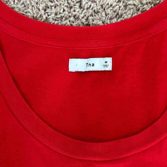 Aritzia TNA Pandora Dress Red - Picture 7 of 11